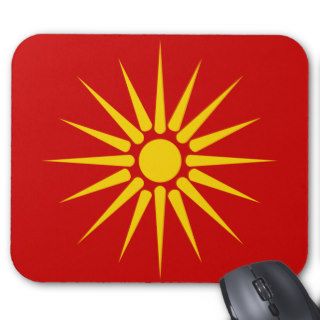 Flag of the  (1991 1995) Republic of Macedonia Mousepad
