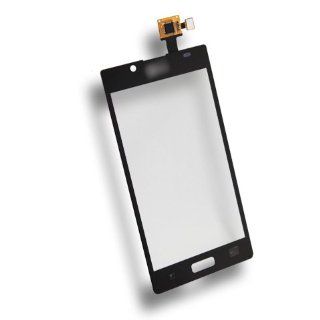 Original Genuine OEM Black Lens Touch Screen Digitizer Flex Repair Replacement Fix For LG P700 Optimus L7 Cell Phones & Accessories
