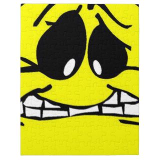 SCARED FACE SMILEY JIGSAW PUZZLE