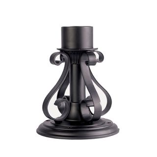 Pier Mount Adapters Collection Matte Black Outdoor Pier Mount Acclaim Other Outdoor Lighting