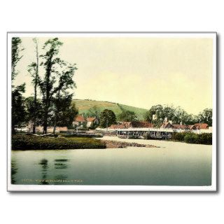 View at Goring, below the Weir, London and suburbs Post Card