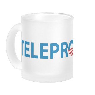 Obama   Never Met a Teleprompter He Didn't Love Mug