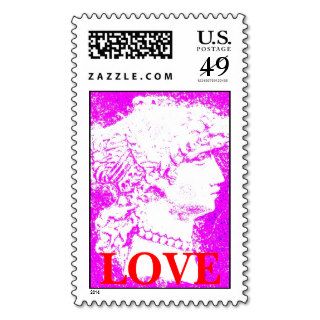Roman Profile Postage Stamp