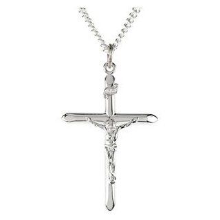 Sterling Silver Crucifix Pendant Jewelry