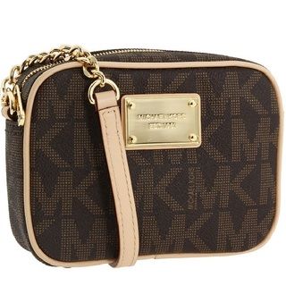 Michael Kors 'Jet Set' Small Brown Crossbody Bag Michael Kors Designer Handbags