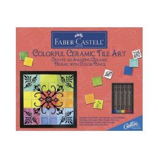 Faber Castell Creative Studio Kit Colorful Ceramic Tile Art Toys & Games