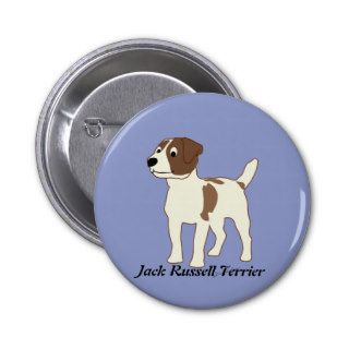 Cartoon Jack Russell Terrier Pins