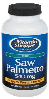 Vitamin Shoppe   Saw Palmetto, 540 mg, 300 capsules Health & Personal Care