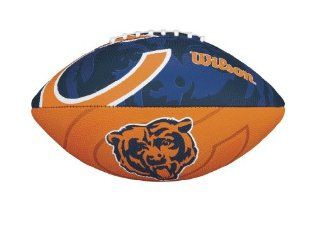 Wilson NFL Junior Team Logo Football (Chicago Bears)  Sports Fan Footballs  Sports & Outdoors