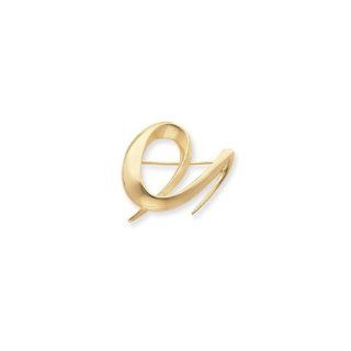 Gold plated Swirl Pin Jewelry