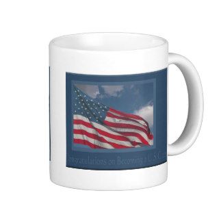 Flag in the Clouds/Congratulations on Becoming a U Coffee Mug