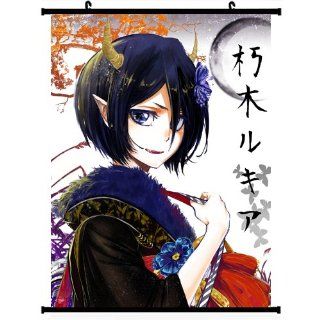 Bleach Anime Wall Scroll Poster Kuchiki Rukia(24''*32'') Support Customized   Prints