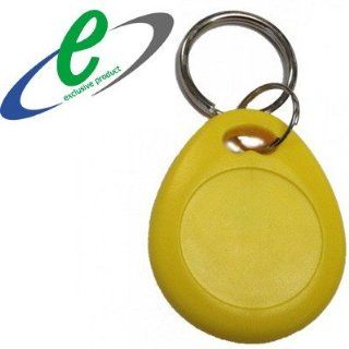 HID Compatible YELLOW Proximity Key Fobs (100)  Key Tags And Chains 