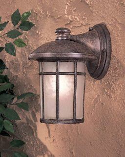 The Great Outdoors 8253 61 PL 1 Light Wall Mount 1 26W Vintage Rust Cranston   Wall Porch Lights  