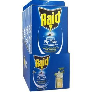 Raid Disposable Fly Trap (12 Pack, 24 Traps) PFT RAID H