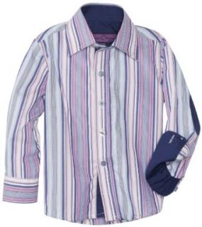 Isaac Michael Boys 2 7 Little Cicero Shirt, Pink/Blue, 1 Dress Shirts Clothing