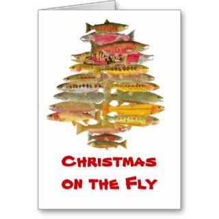 Christmas on the Fly Greeting Card
