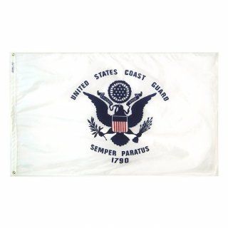 Annin Flagmakers 439025 12 in. x 18 in. Nylon Glo Flag   U.S. Coast Guard Home & Kitchen