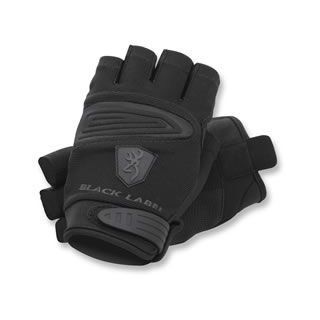 Browning Black Label   Hollowpoint Fingerless Gloves, Black, XL 3073819904 Clothing