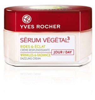 Yves Rocher Serum Vegetal 3 Wrinkles & Radiance Dazzling Day Cream, 50 ml  Facial Treatment Products  Beauty