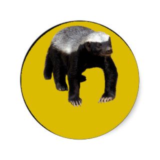 Honey Badger (Create Your Own Saying Below Him) Stickers