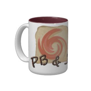 Peanut Butter and Jelly Coffee Time. Mugs