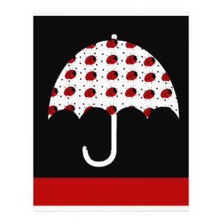 Ladybug Umbrella Design Full Color Flyer