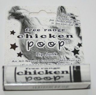 Chicken Poop Lip Junk   Chap Stick/Lip Balm Quantity 1   Made in the USA Health & Personal Care