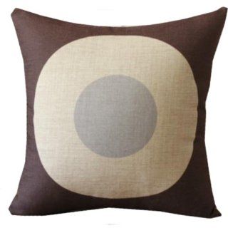 Contemporary Decorative Target Throw Pillow Cover 18"x18"  