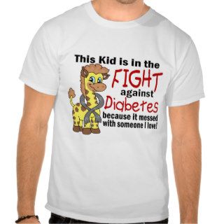 Kid In The Fight Against Diabetes Tee Shirts