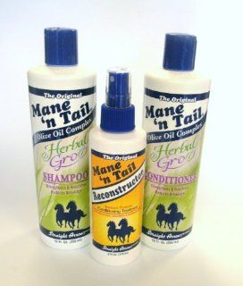 Mane 'n Tail Herbal Gro Shampoo & Conditioner Olive Oil Complex with Reconstructor  Other Products  