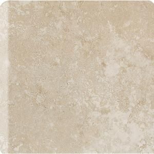 Daltile Sandalo Serene White 6 in. x 6 in. Ceramic Bullnose Wall Tile SW90S46691P2