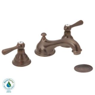 MOEN Kingsley 8 in. Widespread 2 Handle Low Arc Bathroom Faucet Trim Kit in Oil Rubbed Bronze T6105ORB