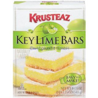 Krusteaz Key Lime Bars Supreme Mix (Box)  Cake Mixes  Grocery & Gourmet Food