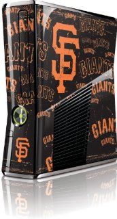 MLB   San Francisco Giants   San Francisco Giants   Cap Logo Blast   Microsoft Xbox 360 Slim (2010)   Skinit Skin  Video Game Skins  Sports & Outdoors