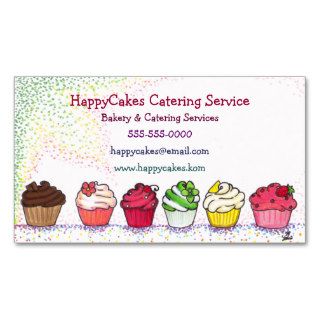 Cupcake Catering Business Card