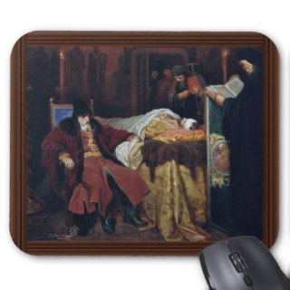 Ivan The Terrible Near The Body Of His Son Whom Mouse Pad