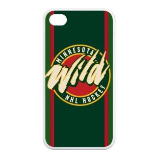NHL Hockey Minnesota Wild Team Logo Wearproof & Sleek iPhone4/4s Case Cell Phones & Accessories