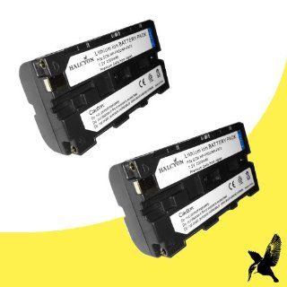Two Halcyon 2000 mAH Lithium Ion Replacement Battery for Sony HDR FX1 3 CCD HDV High Definition Digital Camcorder and Sony NP F550  Camera & Photo