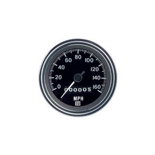 Stewart Warner 550BP D Deluxe 3 3/8" Mechanical Speedometer Automotive