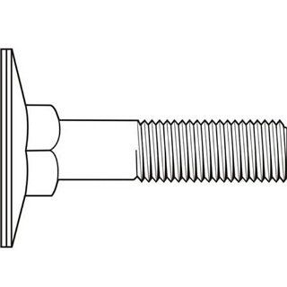 5/16 18x2 Elevator Bolt UNC Steel / Zinc Plated, Pack of 550 Ships FREE in USA