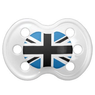 Cool Dark Blue Union Jack British(UK) Flag Baby Pacifier