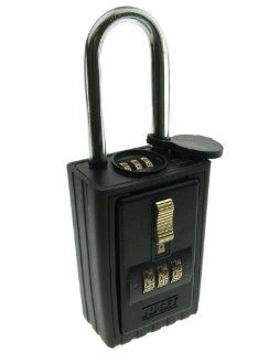 NU SET 2046 3 3 Letter Combination Lock Box with A to Z Dials and Combination Locking Shackle   Door Lock Replacement Parts  