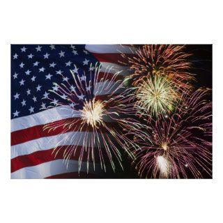 Happy Birthday America Fireworks Print
