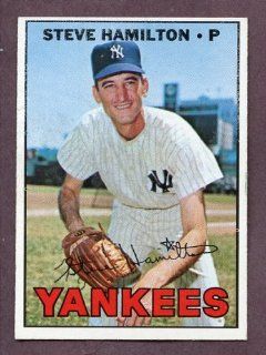 1967 Topps #567 Steve Hamilton Yankees EX MT 224974 Kit Young Cards Sports Collectibles