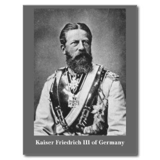 Vintage Germany Kaiser Friedrich III postcard