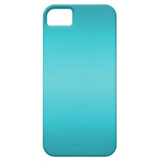 Dark and Light Aqua Blue Gradient   Turquoise iPhone 5 Case