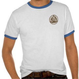 1 Year Sobriety Medallion AA Coin Ringer Mens T shirt