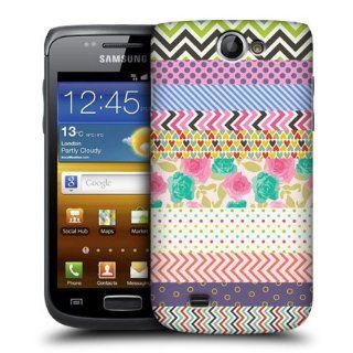 Head Case Designs Hearts and Flowers Washi Tape Hard Back Case Cover for Samsung Galaxy W I8150 Cell Phones & Accessories