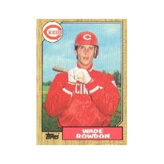 1987 Topps #569 Wade Rowdon  Sports Related Trading Cards  Sports & Outdoors